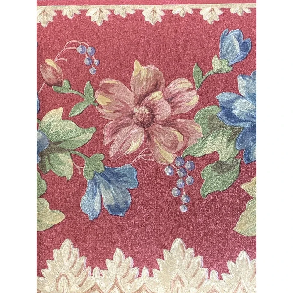 Decorative Floral Wallpaper Border by Brewster Wallcoverings
